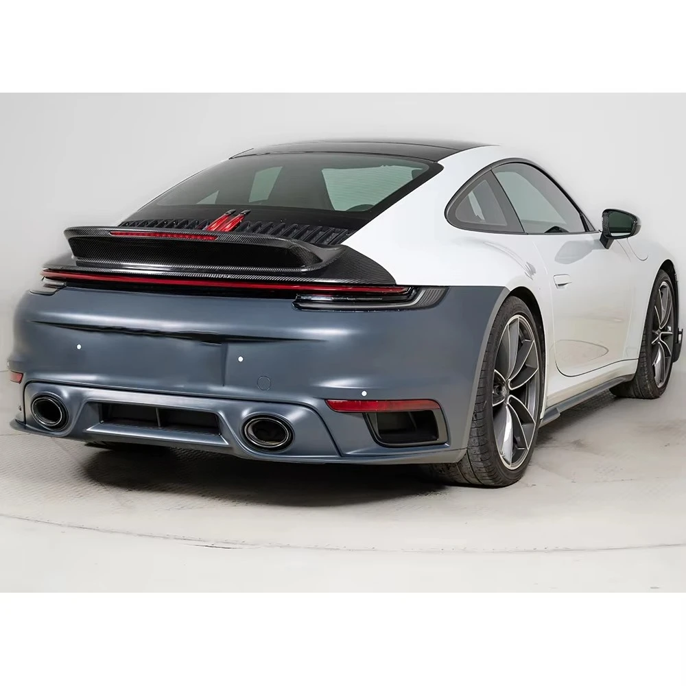Modification PP Rear Bumper Assembly Car Upgrade Luxury Car Body Kit for Carrera 992 2019-2024 4