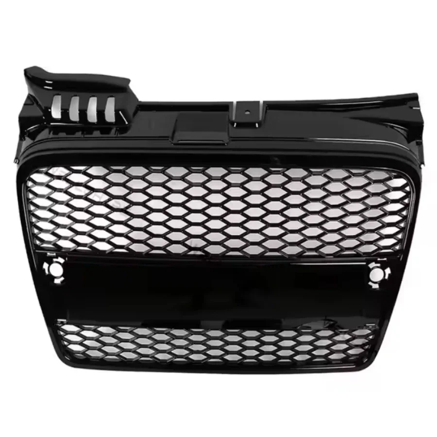 For RS4 Style Front Sport Hex Mesh Honeycomb Hood Grill for  A4 B7 2005-2007 (not for Sline Bumper)