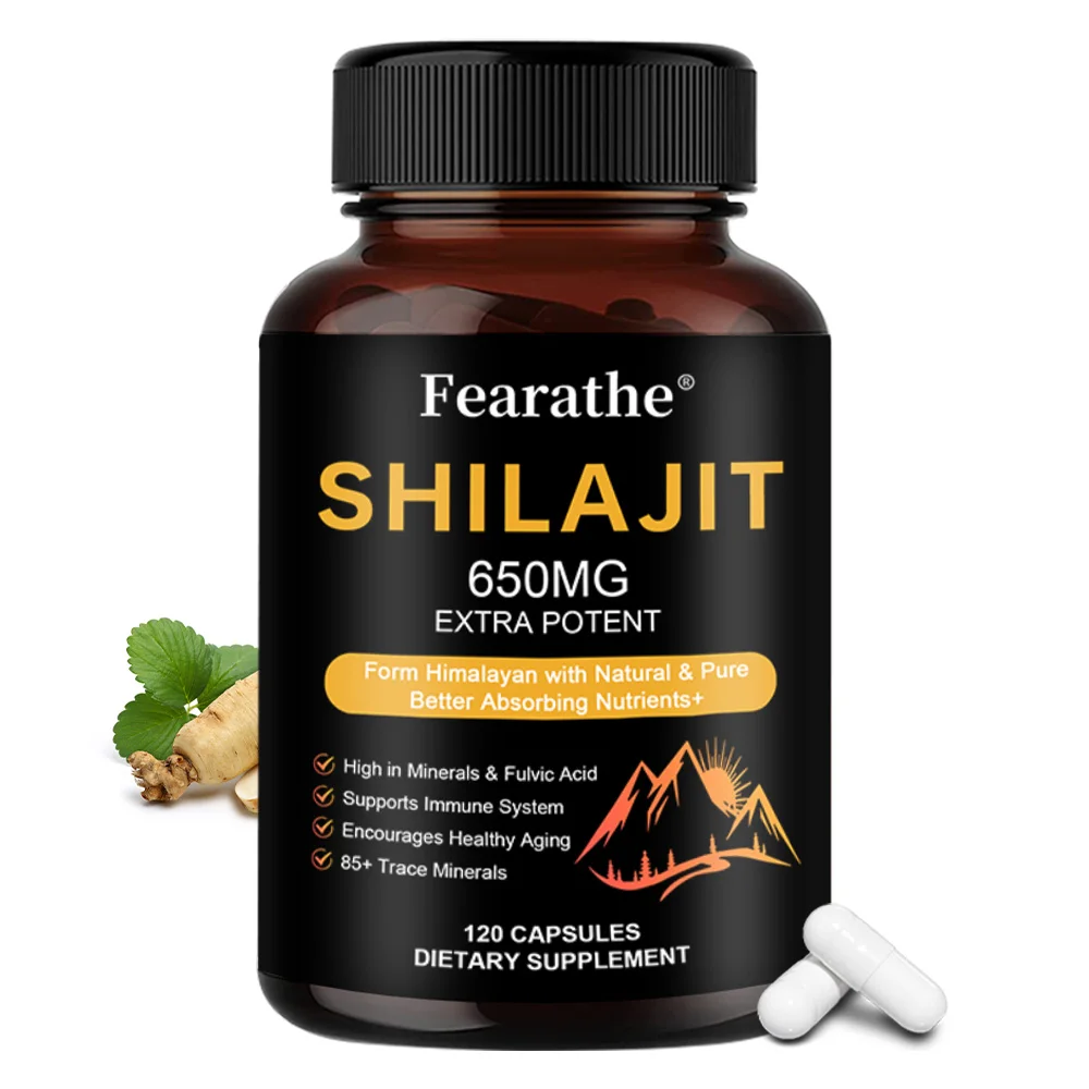 

Shilajit Capsules for Men & Women, High Potency and Energy Supplement, for Immunity, Digestion, Metabolism, Bones and Muscles