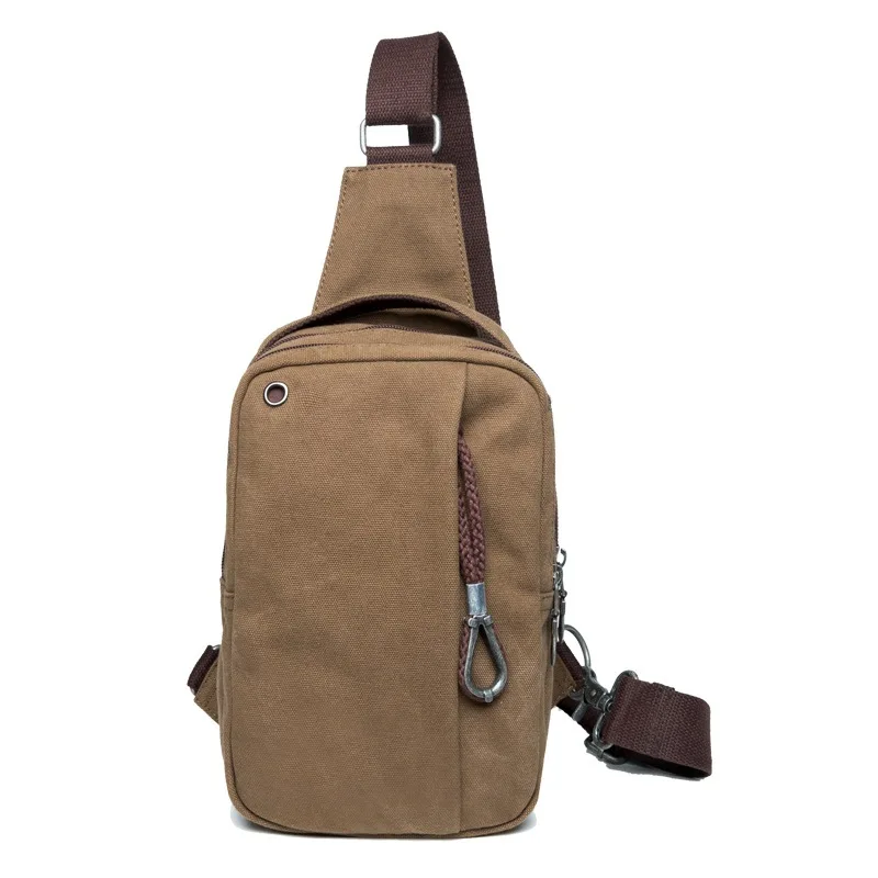 

Спортивная повседневная уличная модная сумка, мужская нагрудная сумка в стиле ретро, маленькая холщовая поясная сумка