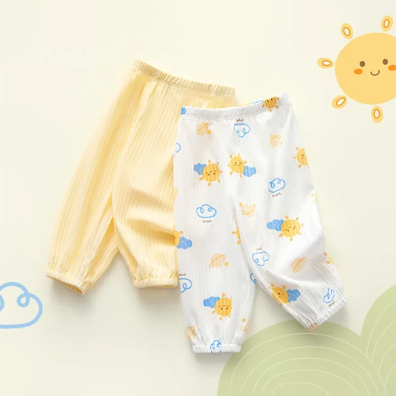 

Baby Mosquito Pants Summer Thin Baby Pants Spring and Autumn Pants Children Summer Girls Leggings Cotton Boys