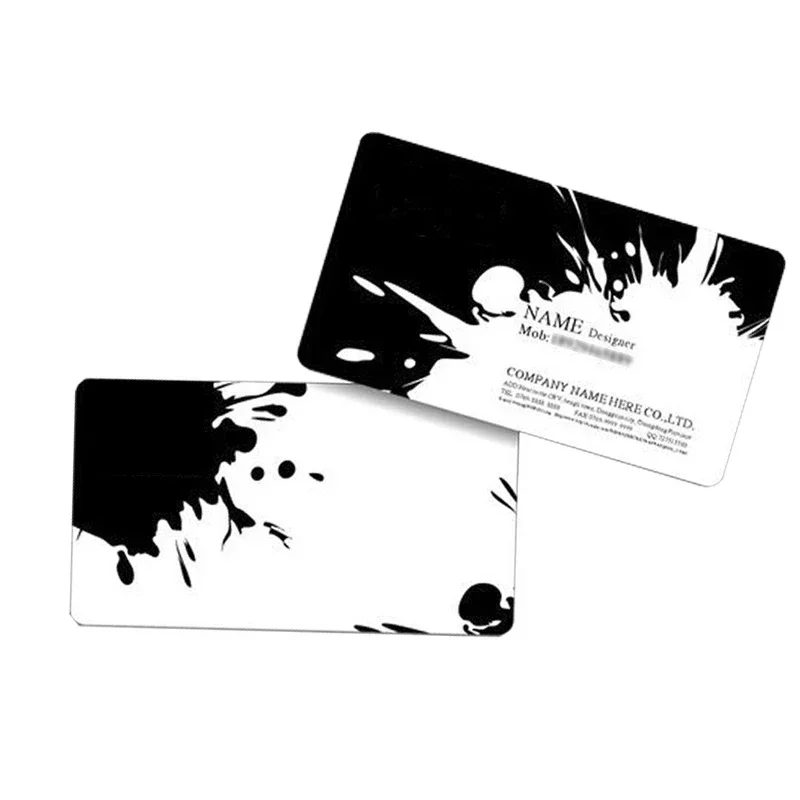 100pc/lot Paper Business Card 300gsm Paper Cards With Custom Logo Printing 90*54mm