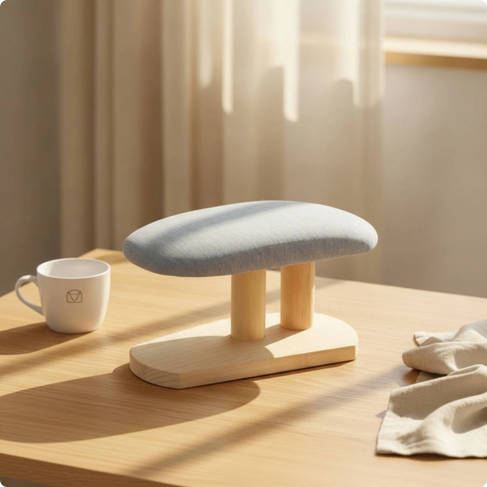 Desktop Ironing Board Compact Tabletop Ironing Board Space-Saving Padded for Laundry Room, Bedroom