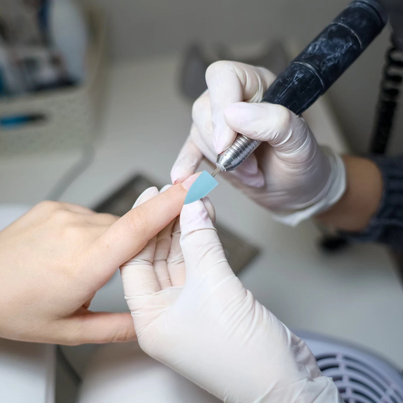 Jeu de forets à ongles 5 pièces, pour usage professionnel et personnel, outils de manucure faciles à utiliser, accessoire de polissage des ongles, grain 600