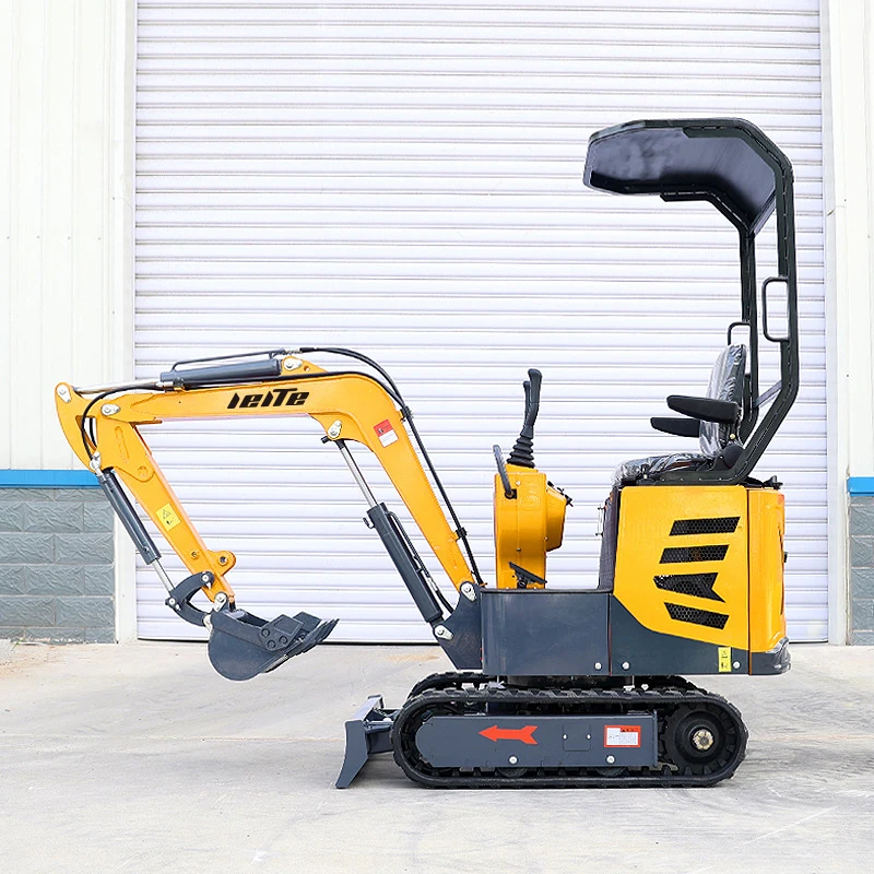 Mini Excavadora hidráulica de orugas, 1,2 pulgadas, bomba hidráulica y pulgar, patio de jardín para uso doméstico y de jardín