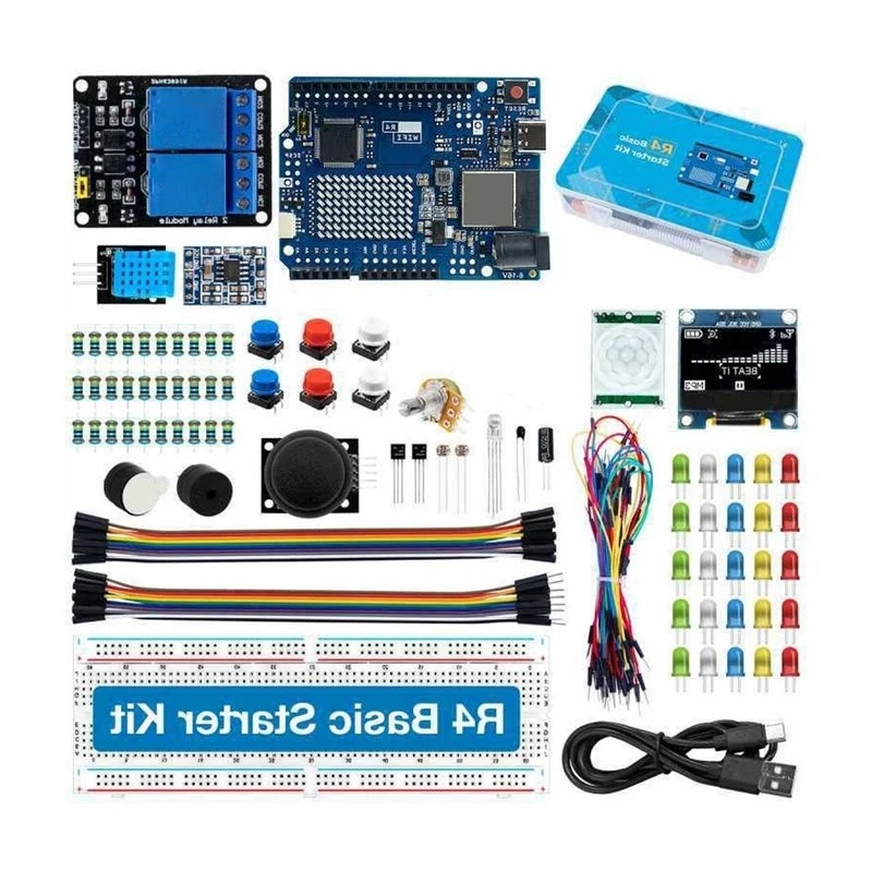 T24C For Arduino UNO R4 Minima Board HC-SR501 PIR Sensor