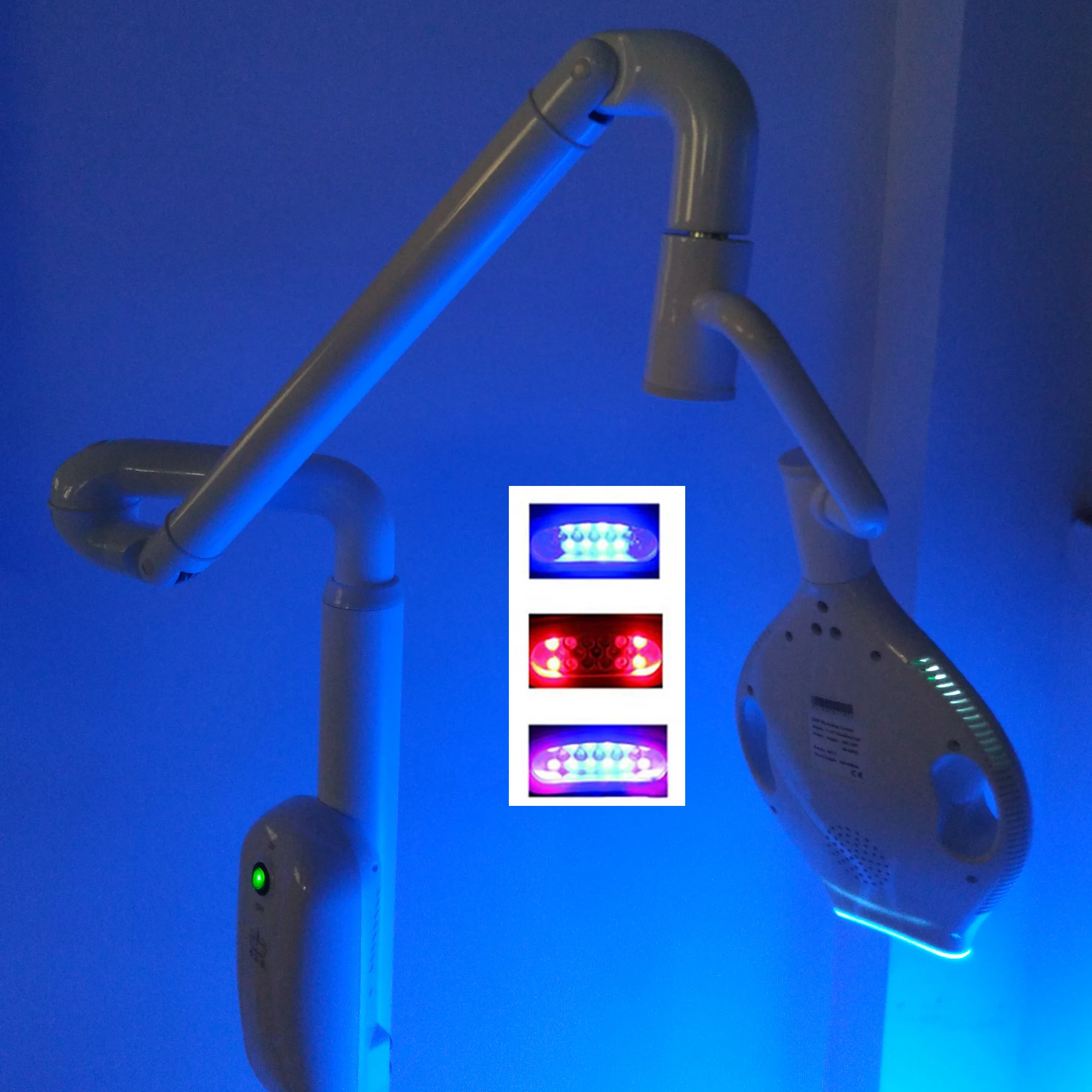 Трехцветный стоматологический холодный свет, 8 светодиодов, тип стула, машина для отбеливания зубов, устройство для отбеливания акселератора для стоматолога Трехцветный стоматологический холодный свет, 8 светодиодов, тип стула, машина для отбеливания зубов, устройство для отбеливания акселератора для стоматолога