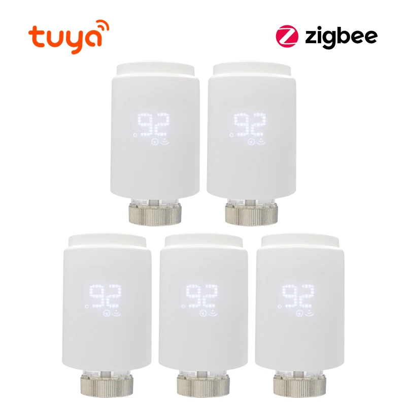 Tuya Smart Home Zigbee 3.0 Thermostatische Klep Radiator Zigbee Thermostaat Radiator Zigbee Thermostatische Klep Alexa Google Thuis