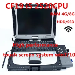 2024 hot! for CF19 Panasonic laptop Toughbook CF-19 i5 2520 CPU. RAM 4G/8G HDD/SSD high-performance three proof computer