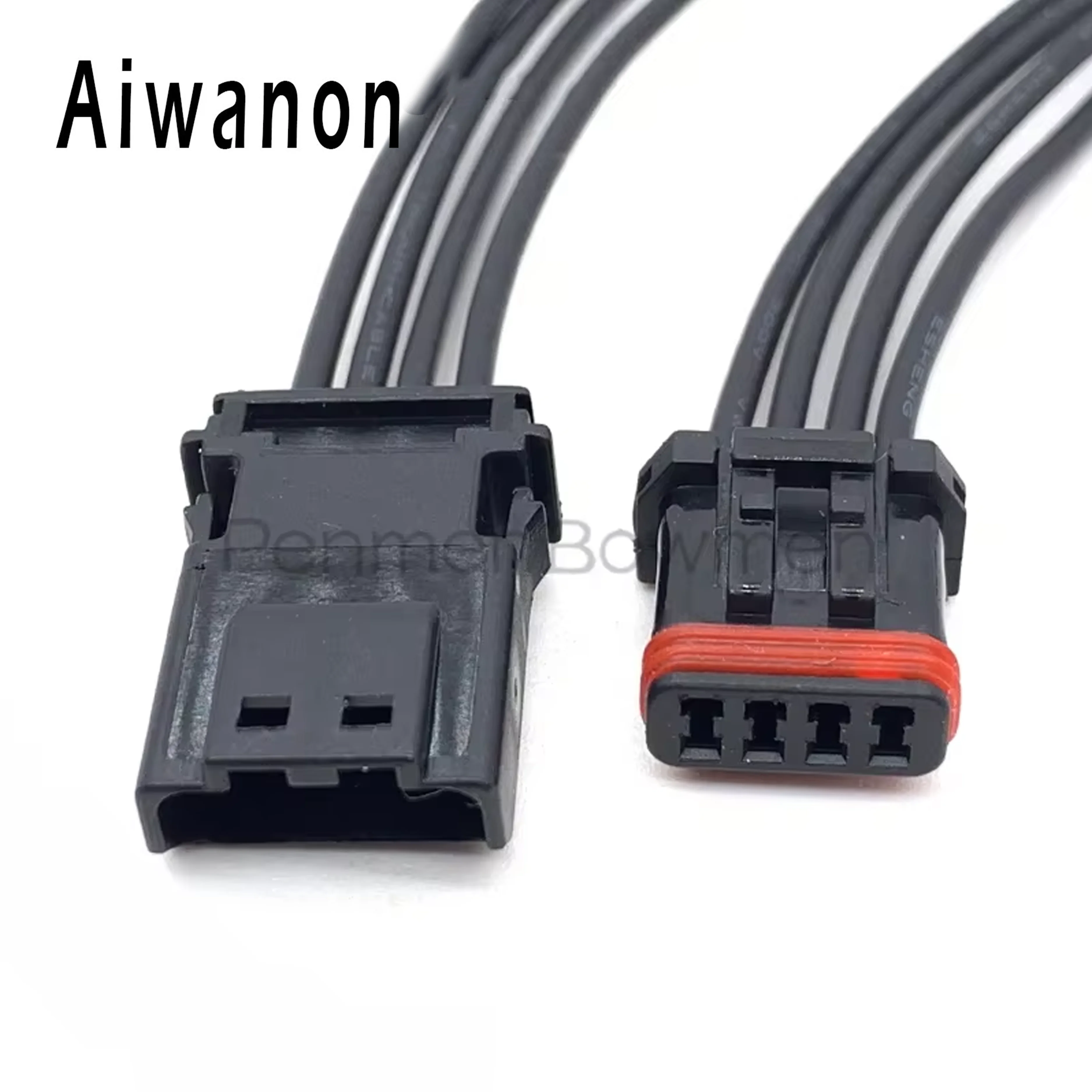 1 Set 4 Pin Auto Rearview Mirror Heating Electrical Connectors Waterproof Female Male Wire Harness Plug MX19004S51 MX19004P51
