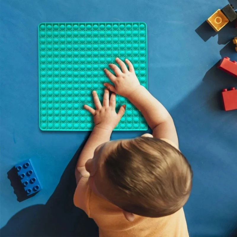 

Dropshipping Push Bubble Board Game 300mm Antistress Big Size Sensory Table Games Gifts Children Fun Pressure Reduction