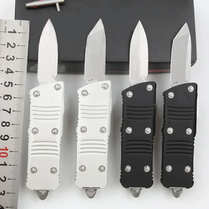 

Mini Pocket Folding Knife Mict Troon D2 Blade Dual Action Tactical Hunting Gift Knives Hunting Camping EDC Survival Tool Knives