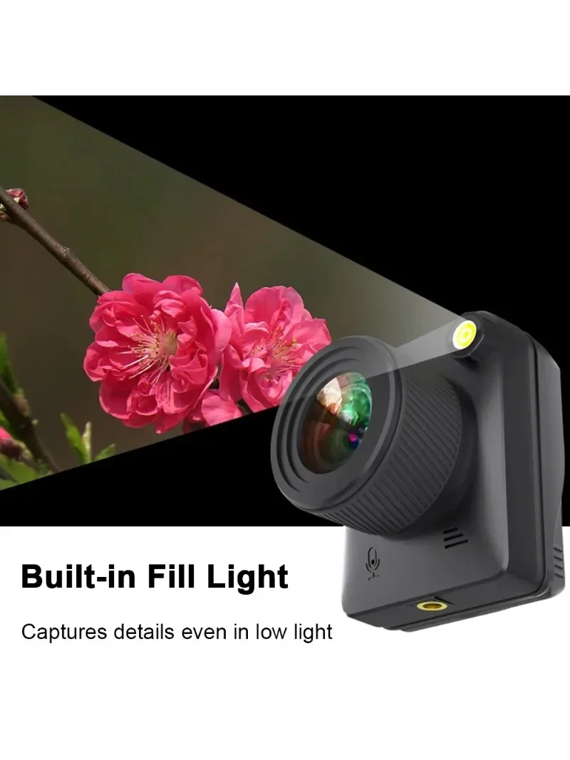 Macro time-lapse 4K camera bij weinig licht full-color nachtzicht 6 maanden stand-by voor beveiliging/bouw/bloem/plantopname - afbeelding 2