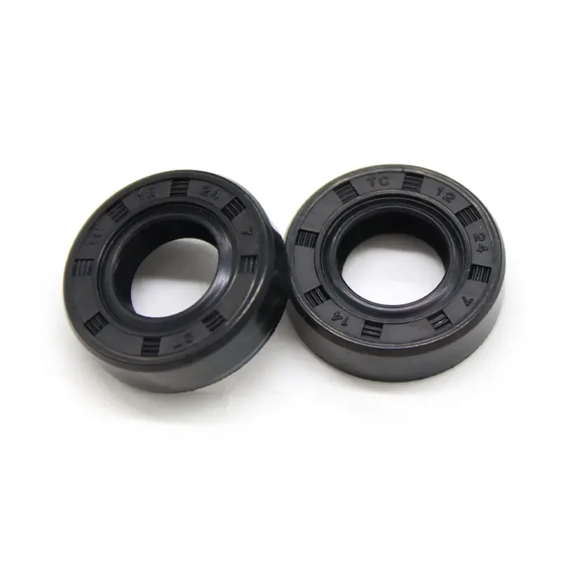 2/5 Pcs NBR Nitrile Rubber Shaft Oil Seal TC-12*19/20/21/22/23/24/25/26/28/30/32/35*5/6/7/8/10 Nitrile Double Lip Oil Seal