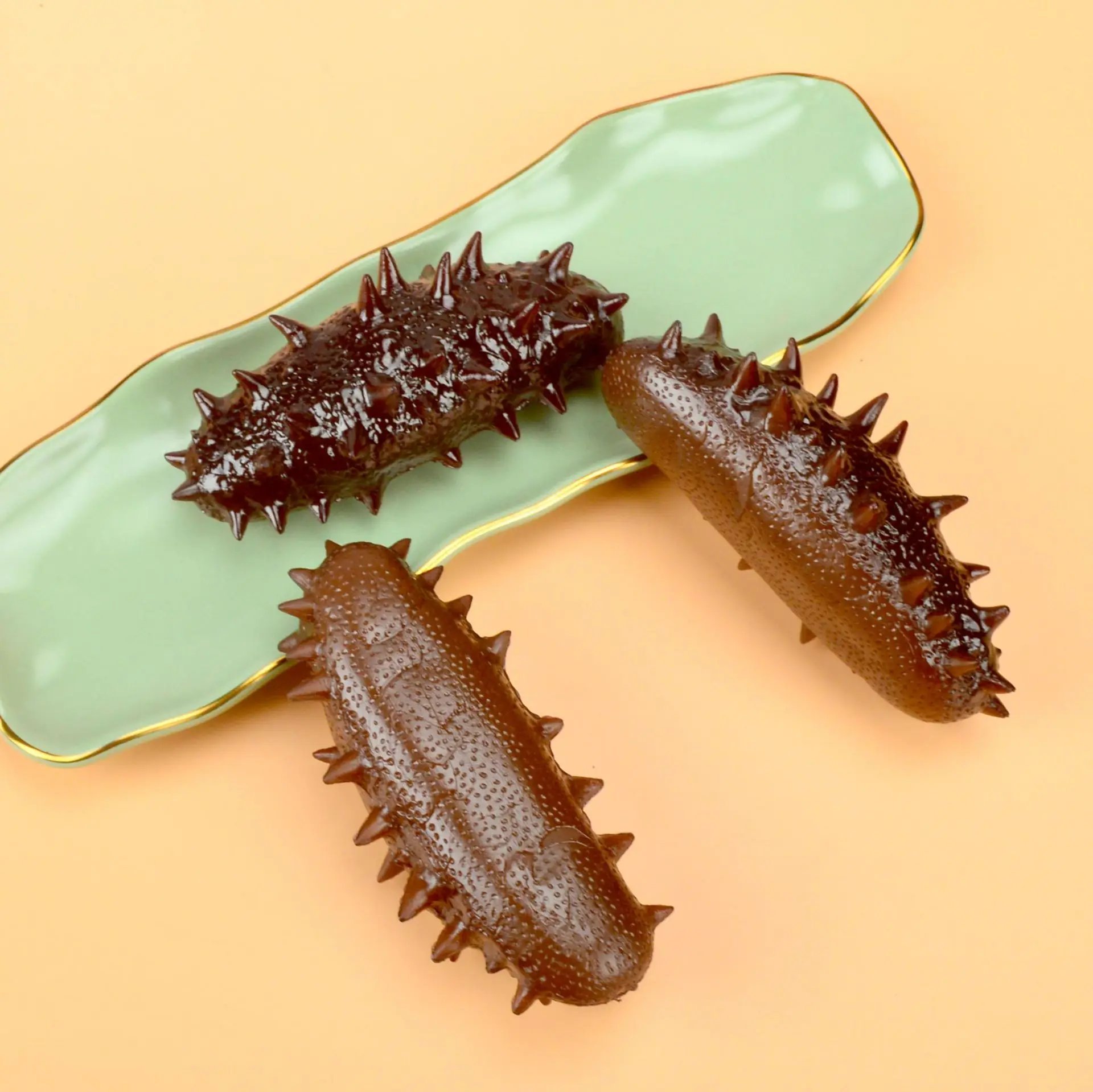 Fake Sea Cucumber Model Simulated Seafood Prop Toy Edible Toy Display Window Highly Realistic Seafood Food Decoration Home Decor