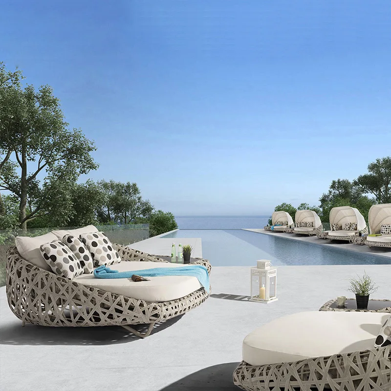 Уличный диван из ротанга, мебель для отдыха, журнальный столик, комбинированный уличный стул, уличный стул