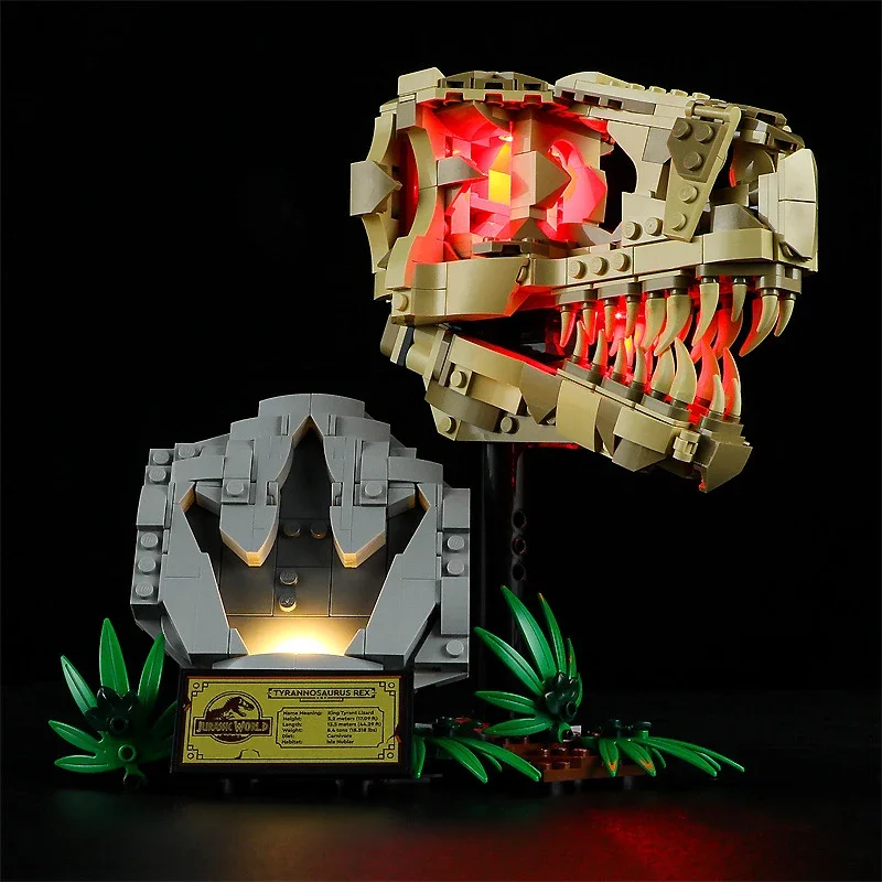 DIY LED Light Kit For LEGO 76964 T. rex Skull   (Only LED Light,Without Blocks Model)