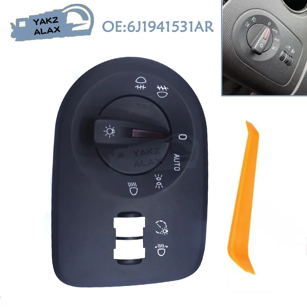 

Headlight Switch Inter Leveling Fog Light for Seat Ibiza 2009 2010 2011 2012 2013 2014 2015 6J1941531AR Car Accessories