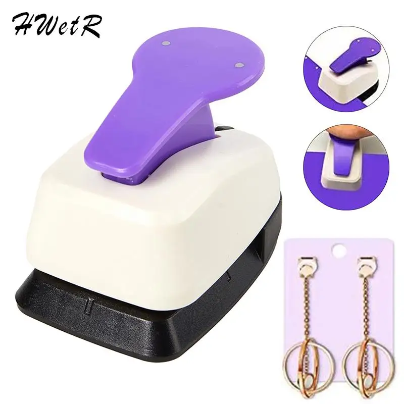 Scrapbooking Paper Punch Earring Card Hole Puncher DIY Children's Hole Punch Punches Tool for School Office Ring Binder Paper