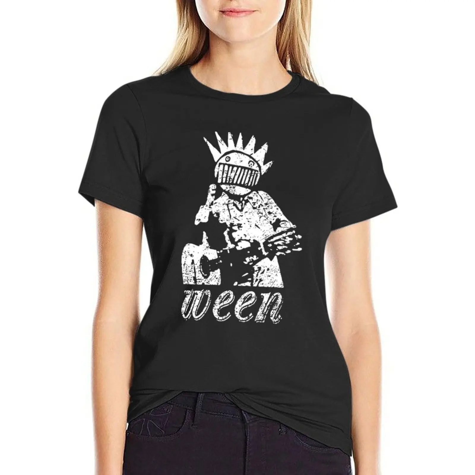 

Ween Cash T-Shirt plain blanks summer top tops for Women