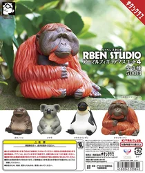 Kitan capsule toy RBEN STUDIO Animal Figure Mascot Part.4 kawaii fatty sitting Orangutans Platypus penguin koala gashapon figure