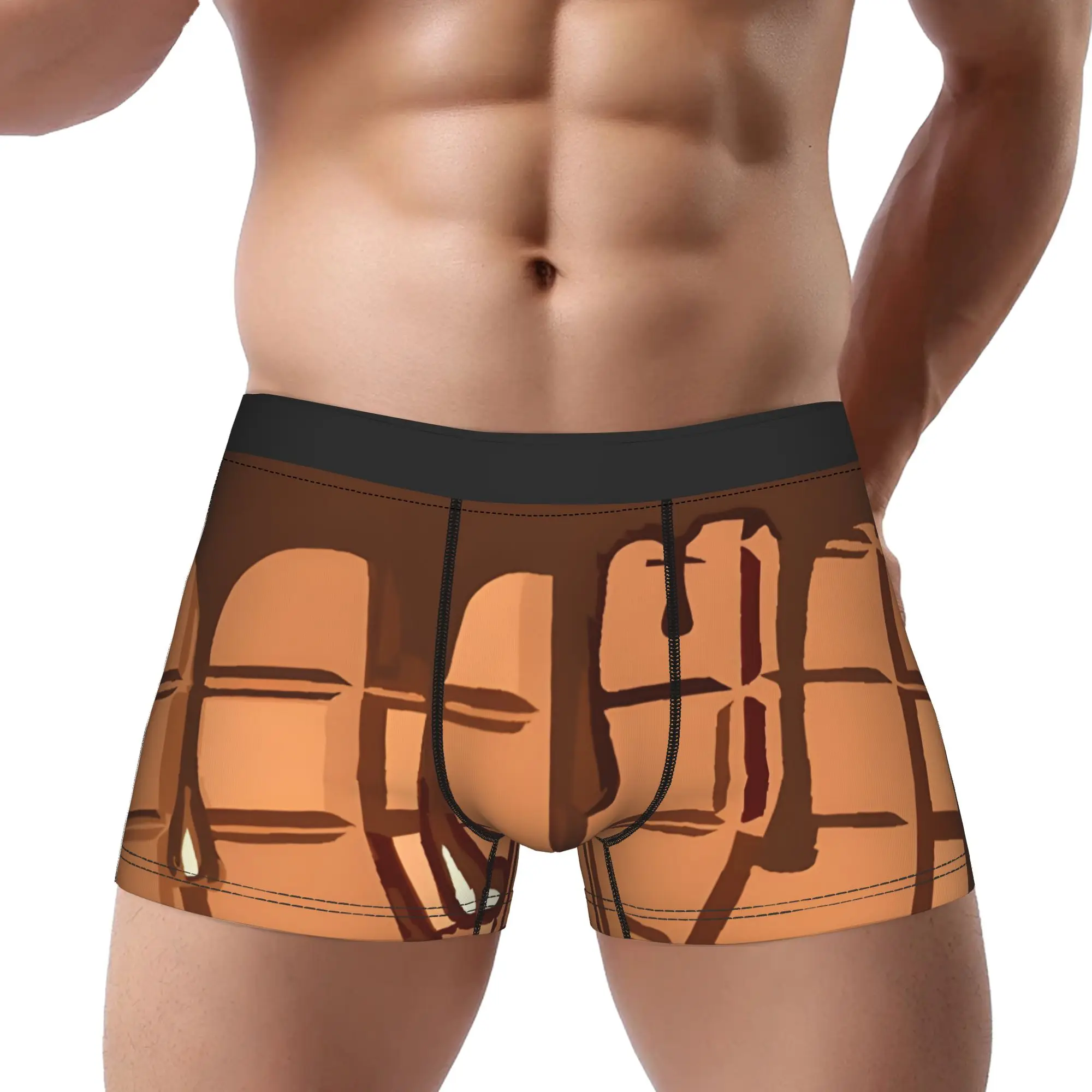 International Chocolate Day I Love Chocolate Underpants Homme Panties Male Underwear Chocolate Comfortable Shorts Boxer Briefs