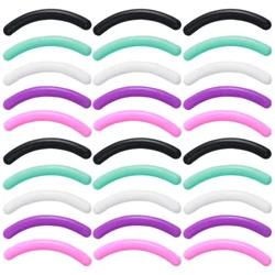 30 Pcs Eyelash Curler Strip Tool Pad Hair Curling Iron Replace Inserts Refills Silicone Cushions Silica Gel Holder