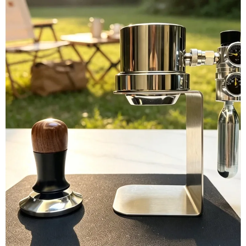 Pneumatic Espresso Maker 9Bar  Portable Semi-Automatic Coffee Machine for Outdoor