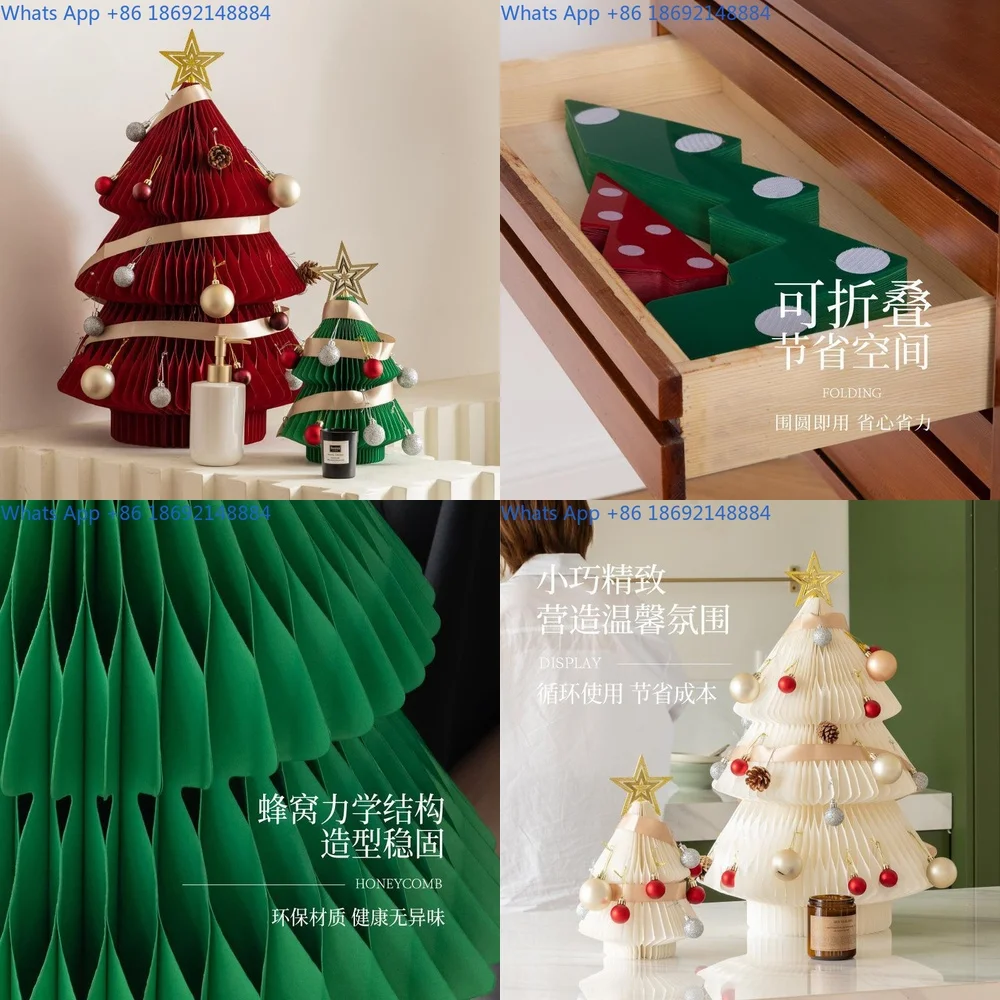 

Mini decorative tree for window display festive decoration set suitable for New Year and Christmas