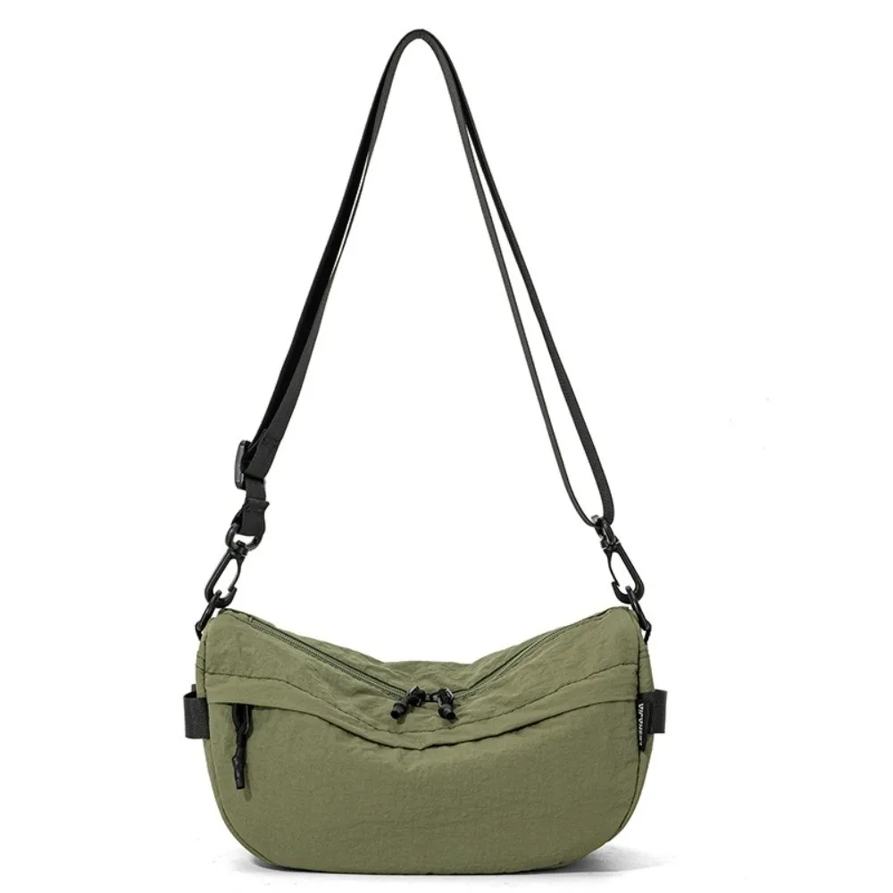

Large Capacity Nylon Messenger Pouch Anti-splash Water Lightweight Men's Crossbody Bag Adjustable Strap Multi Functional