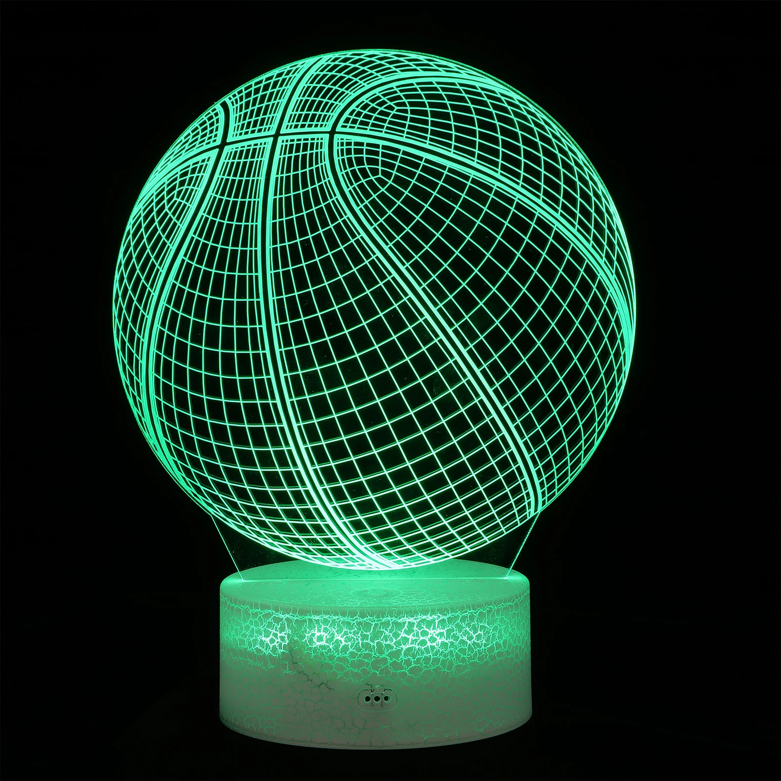 

1 set Basketball Shape Basketball Shape Led Detachable Exquisite Practical Table Lamp Workmanship Bedroom Decoration Table Lamp
