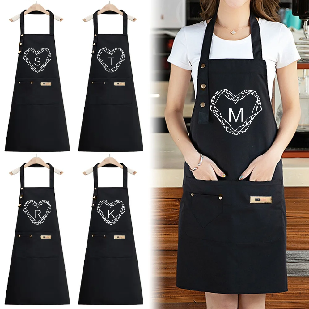 

Printed Apron with Adjustable Styles for Both Men Women Suitable for Kitchen Gardening and Cooking and Machine Washable Fabric