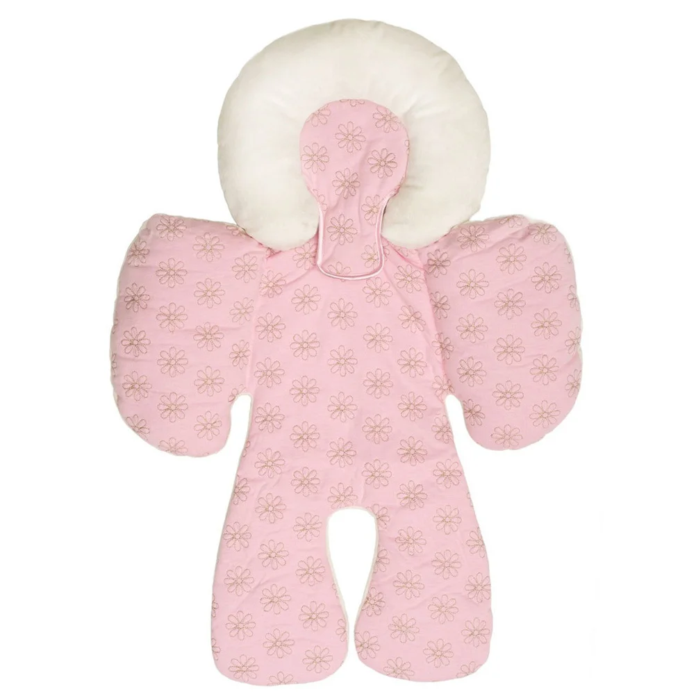 

Protection Pad Pink Newborn Car Seat Stroller Cushion Head Body Support Infant Safety Pad Cushion Pads