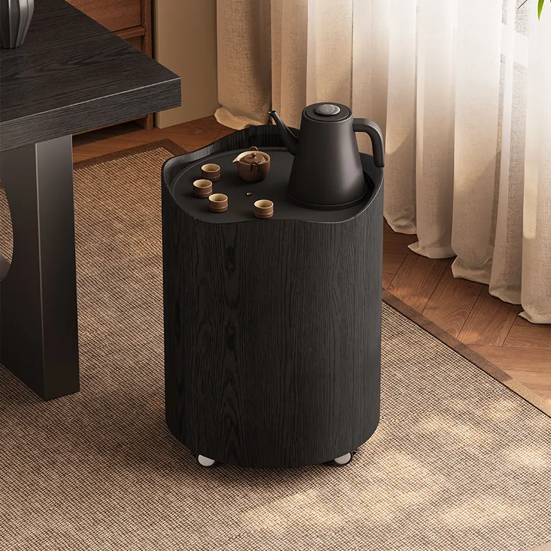 ！@Wood Decoration Coffee Tables Round Brown Classic Wooden Modern Coffee Tables Salon Lateral Luxury Mesas De Centro Furniture