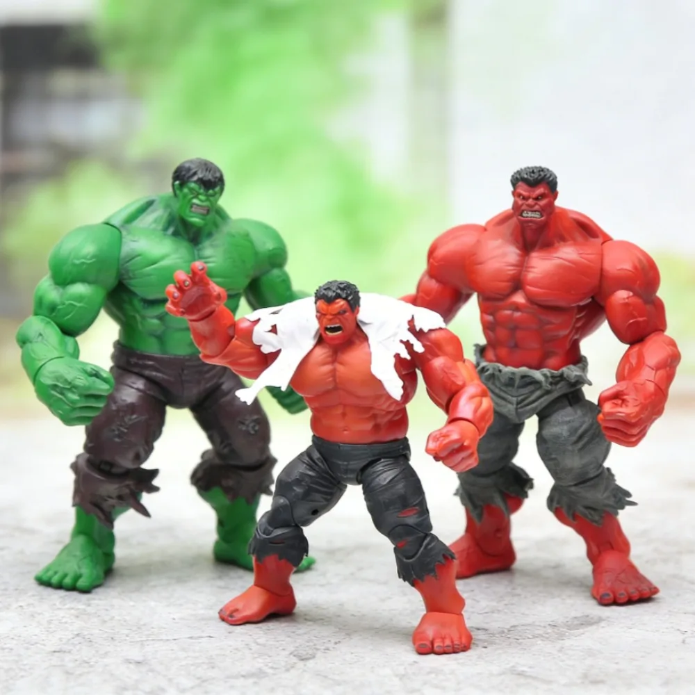 

Avengers Retro Series Red Hulk Limbs Joint Movable Action Figure Statue Collectible Model Toys Surprise Souvenir Gift