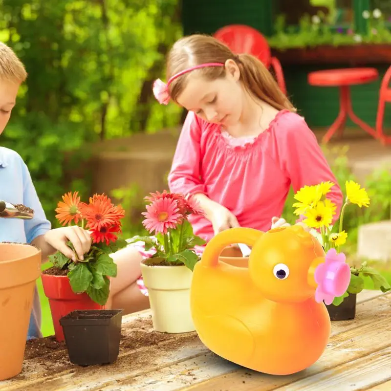 

Animal Watering Can Small Duck Watering Pot Small Watering Can Toy for Kids Portable Water Can for Outdoor Beach Garden