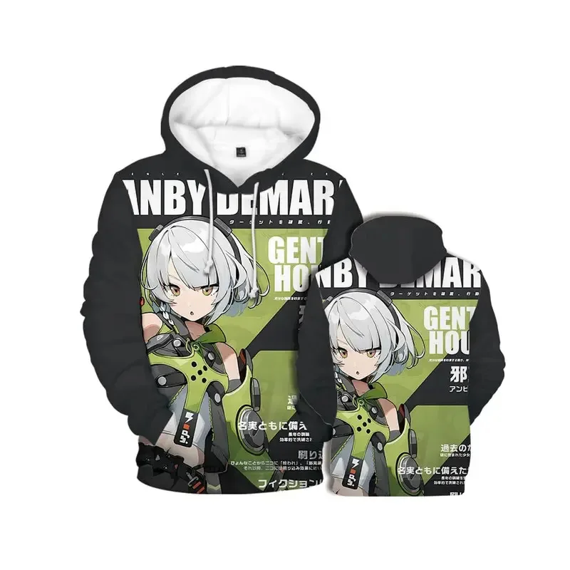 New Game Zenless Zone Zero Graphic Hoodies 3D Print Men/Women Anime Sweatshirt Hoodie Oversized Tracksuit Coat Pullover Clothing