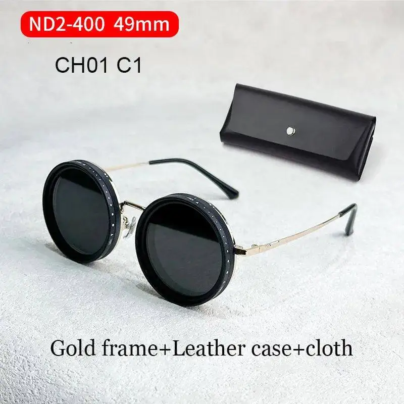 

9-level Dimmable Sunglasses Men UV400 Fishing Photography Personalized Cool Fashion Sun Glasses Can Be Paired with Myopia Lenses
