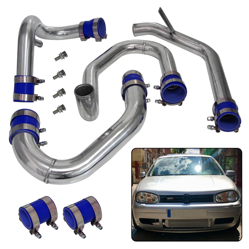 Upgrade Front Mount Intercooler Piping Past Voor VW Jetta Golf MK4 1.8L Turbo 98-05 Rood/Blauw/zwart