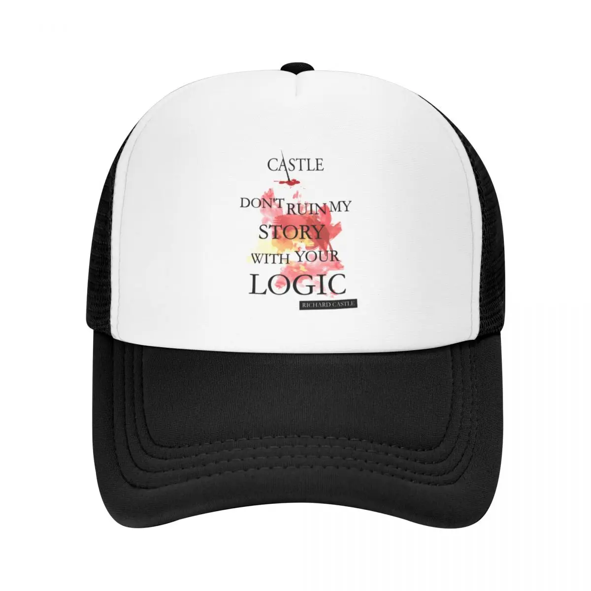 Castle _quot_Don_t Ruin My Story With Your Logic_quot_ Baseball Cap Winter hat Funny hats Snapback Cap Female Men's