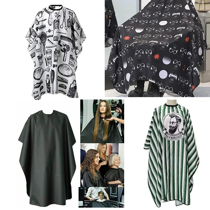 

Professional Hair Cutting Apron Salon Barber Cape Hair Cutting Waterproof Cloth Hair Cutting Apron Barber Accessories