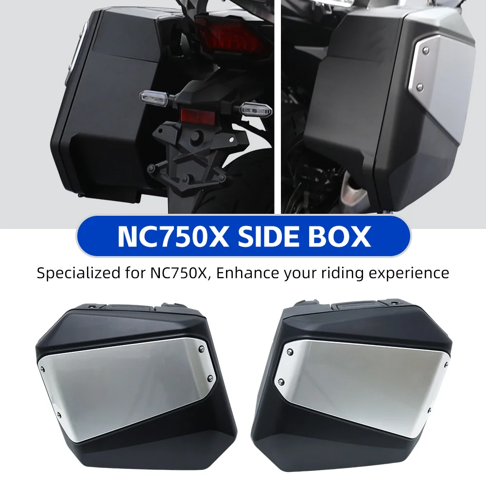 Fit Honda NC750X side trunk, tool-free quick detach, no modification installation for commuting and outdoor motorcycle trips