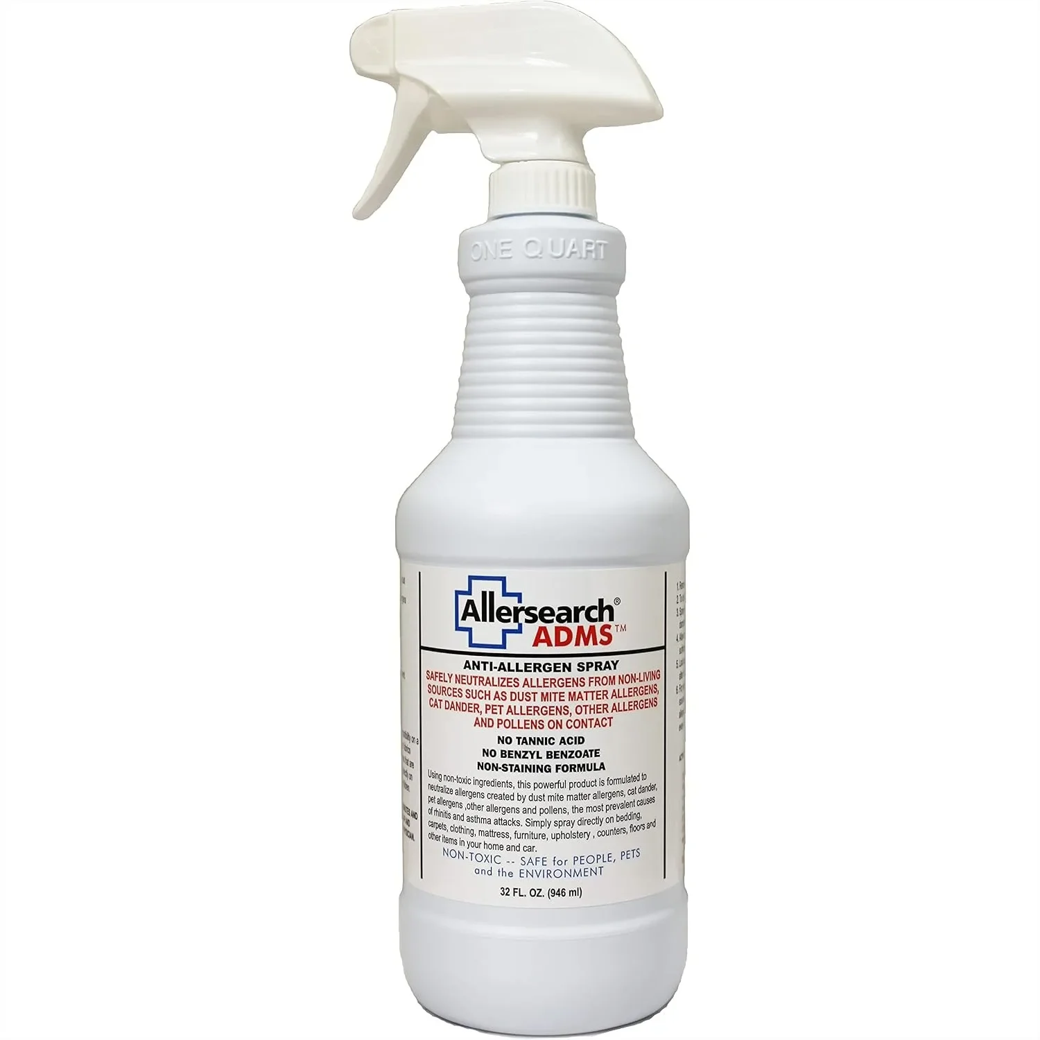 Allergen Neutralizing Spray for Home 600 sq ft Treatment Dust Mite Pet Dander Pollen Remover