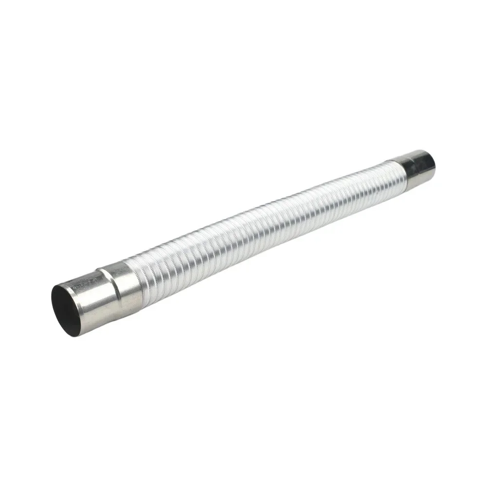 Stainless Steel Telescopic Stove Pipe 50mm, Bendable Chimney Liner For Wood Stove Camping Tent, 0.65-1.5m