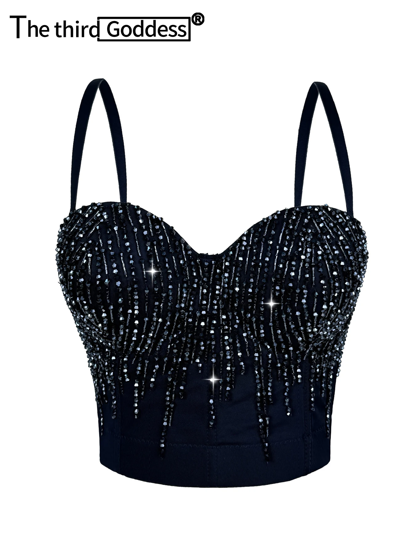 

Sexy backless rhinestone corset crop top women summer streetwear club party tops for woman cropped beach halter tank top hotwife