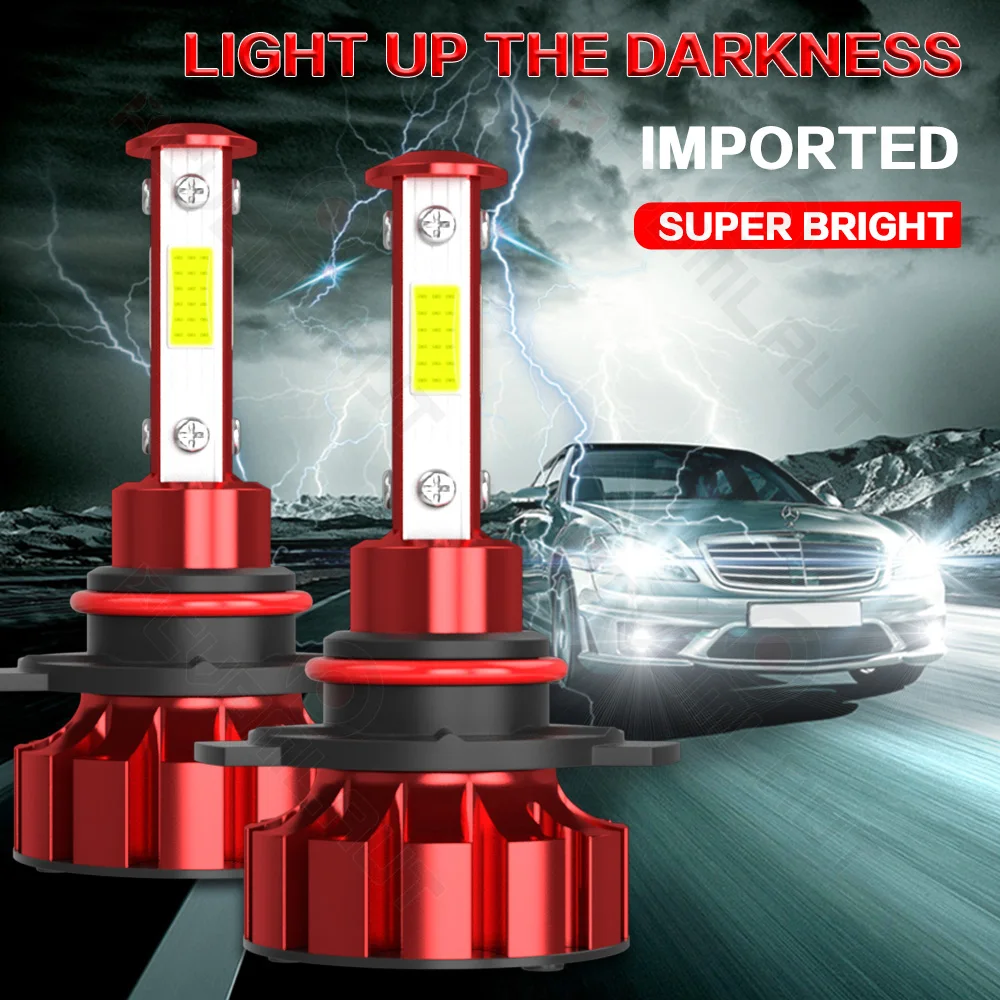 

CHUSYYRAY 2PCS Car lights 9005 Super Bright LED Headlights High Low Beam Fog Light Bulb White 6000K Car accsesories