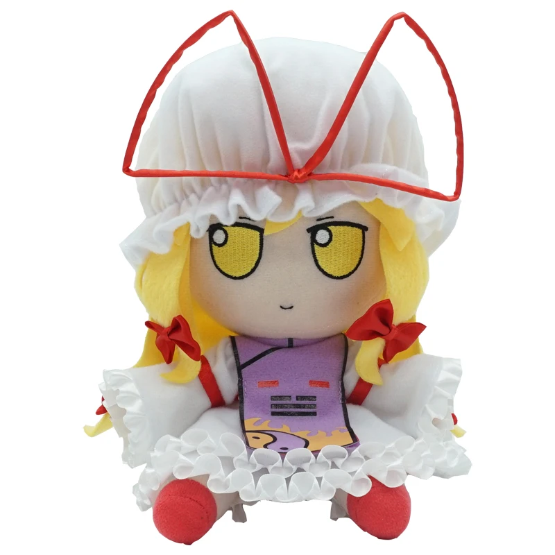 Anime TouHou Project Fumo Yakumo Yukari 20CM  Cute Figure Doll Plush Stuffed Sitting Dolls Toy Cosplay Kawaii Xmas Gifts