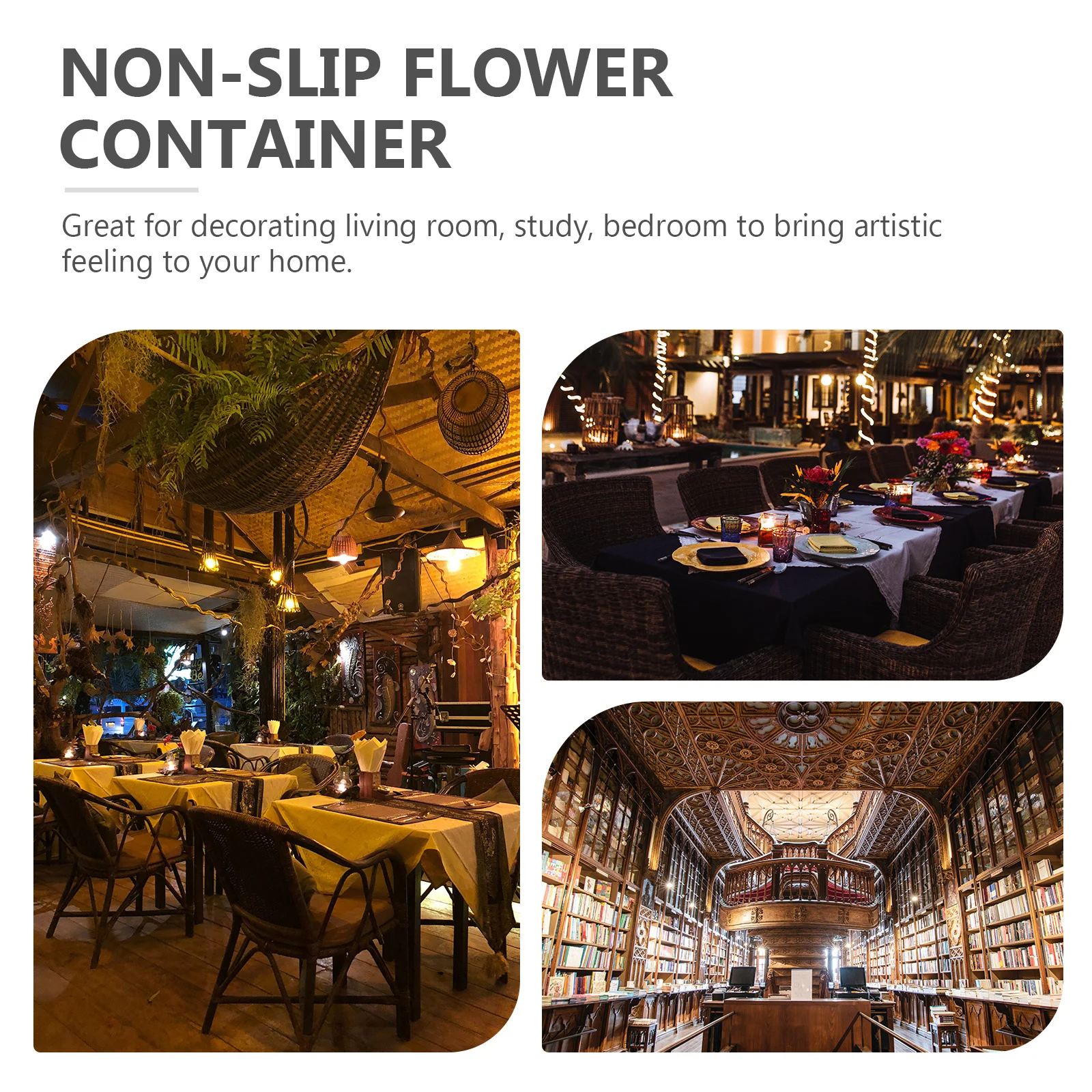 

1Pcs Desktop Moai Vase Decor Resin Floral Container Simple Yet Stylish Plant Holder for Living Room Bedroom Office