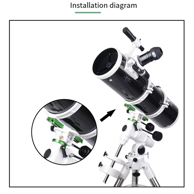 Dovetail Telescope Accessory For Mounting The New Black Primary Mirror To Other Equatorial Mounts