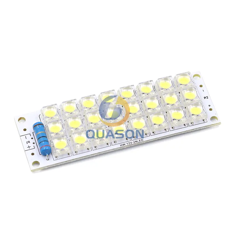 White Piranha LED Board 24 LEDs Light Panel USB Lamp Energy Saving LED Panel Super Bright 12V